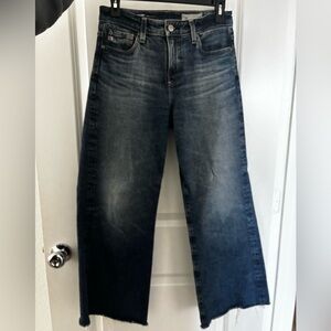 AG Saige Wide Leg Crop Denim Jeans